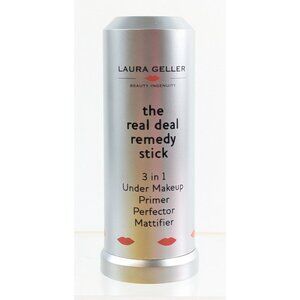 Laura Geller Real Deal Remedy Stick 3-in-1 Primer Mattifier Perfector .50 z NWOB